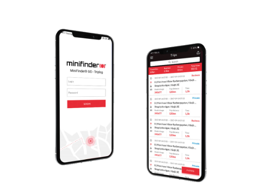 MiniFinder elektronisk körjournal app